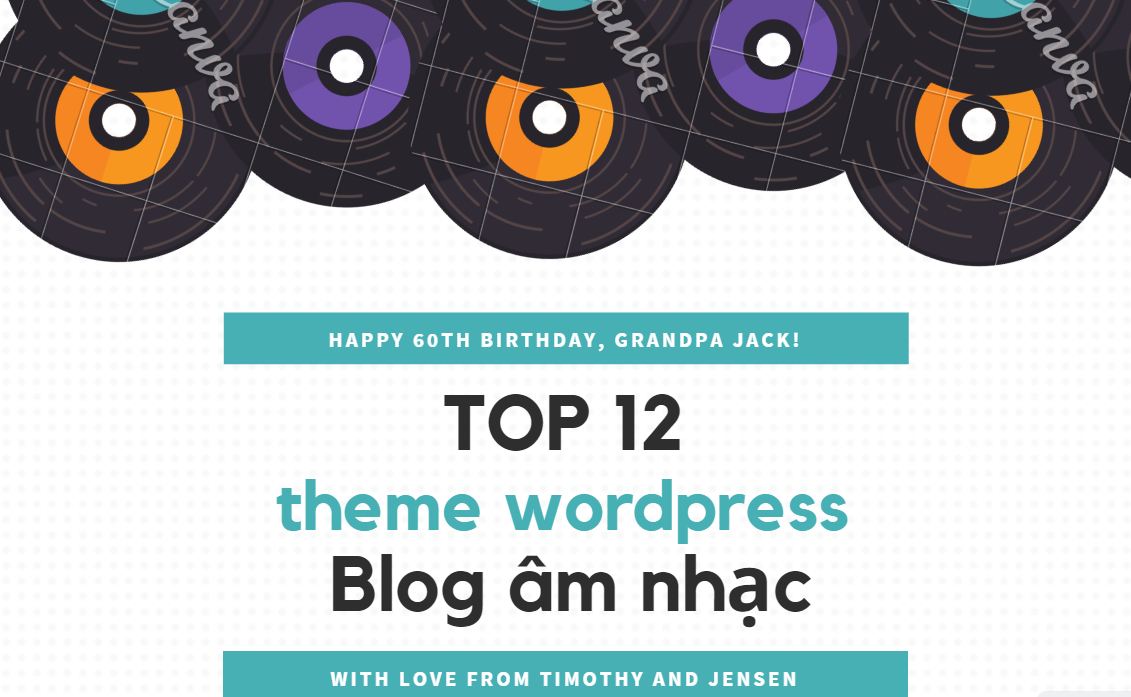 Top 12 theme wordpress blog âm nhạc