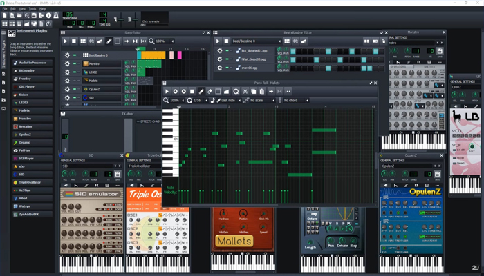 Phần mềm sáng tác nhạc trên máy tính - LMMS