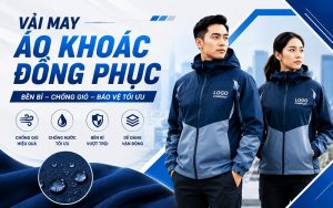 vải may áo khoác đồng phục